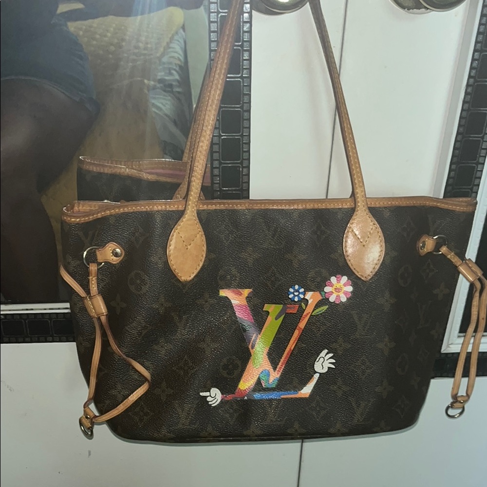 Louis Vuitton Brown Monogram Tote with Vachetta Leather